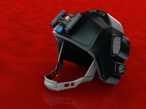 sifi military helmet ing whit night vision device 3Dモデル