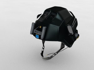 sifi military helmet ing whit night vision device 3Dモデル