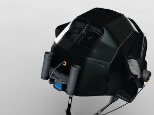 sifi military helmet ing whit night vision device 3Dモデル