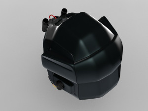 sifi military helmet ing whit night vision device 3Dモデル