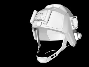 sifi military helmet ing whit night vision device 3Dモデル