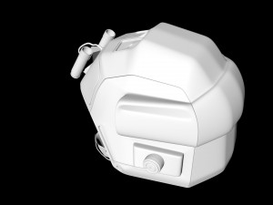 sifi military helmet ing whit night vision device 3Dモデル