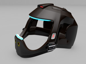sifi military helmet ing Modelo 3D