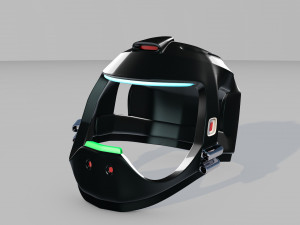 sifi military helmet ing Modelo 3D