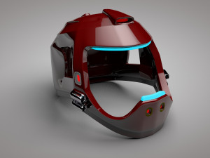 sifi military helmet ing Modelo 3D