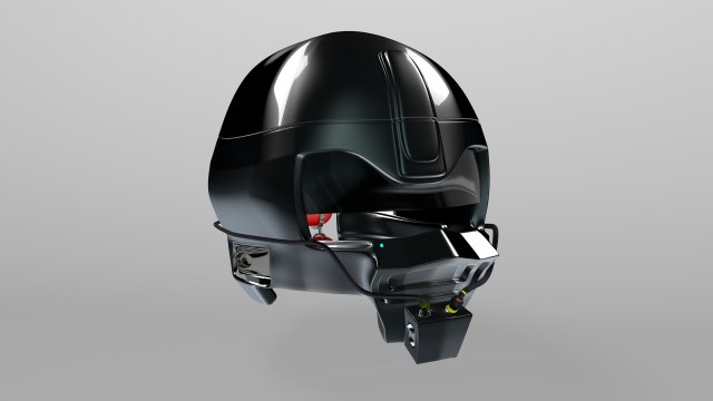 sifi military helmet 3D Модель .c4d .max .obj .3ds .fbx .stl .blend 