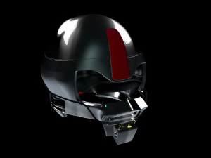 capacete militar sifi Modelo 3D