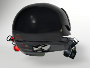 sifi military helmet 3D Модель