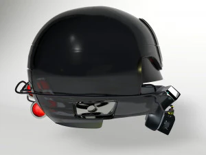 capacete militar sifi Modelo 3D