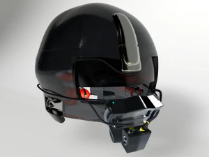 capacete militar sifi Modelo 3D