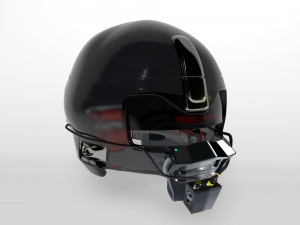 sifi military helmet 3D Модель