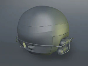capacete militar sifi Modelo 3D