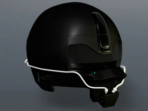 capacete militar sifi Modelo 3D