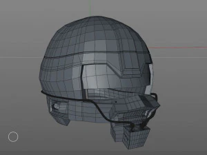 capacete militar sifi Modelo 3D