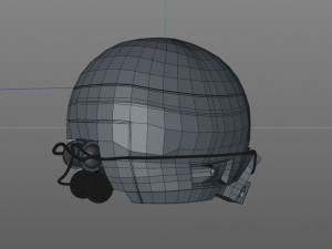 sifi military helmet 3D Модель
