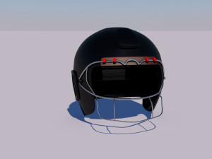 rawling baseball helmet 3D Model