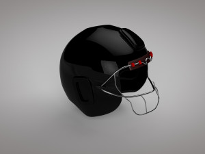 rawling baseball helmet 3D Model