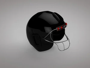 rawling baseball helmet 3D Model