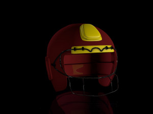 rawling baseball helmet 3D Model