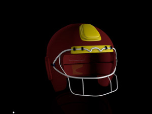 rawling baseball helmet 3D Model