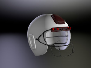 rawling baseball helmet 3D Model