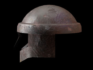 viking helmet with 4k 2k texture 3D Model