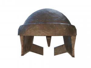 viking helmet with 4k 2k texture 3D Model