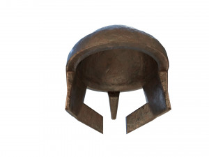 viking helmet with 4k 2k texture 3D Model