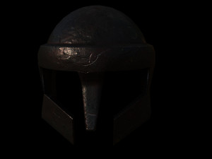 viking helmet with 4k 2k texture 3D Model