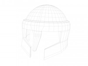 viking helmet with 4k 2k texture 3D Model
