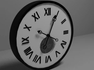 clock low poly 3D Model