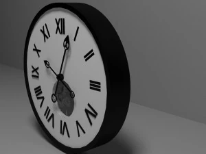 clock low poly 3D Model