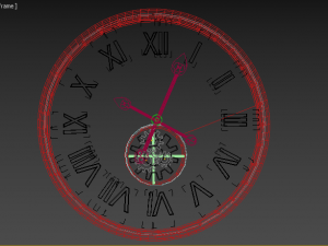 clock low poly 3D Model