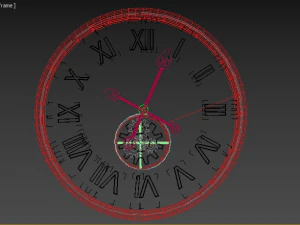 clock low poly 3D Model