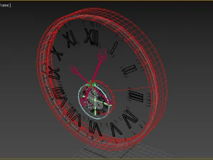 clock low poly 3D Model