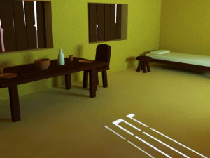 low poly desert 3D Model