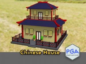chinese house 3D Модель