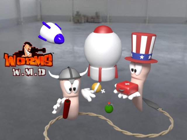 worms wmd 3D 模型 .c4d .max .obj .3ds .fbx .stl .blend 