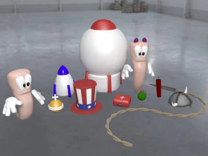 vermi wmd Modello 3D