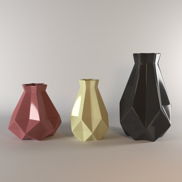 vase 3D Model .c4d .max .obj .3ds .fbx .stl .blend 