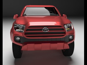 toyota tacoma 2016 long 3D Model