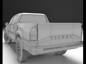 toyota tacoma 2016 long 3D Model