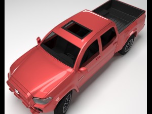toyota tacoma 2016 long 3D Model