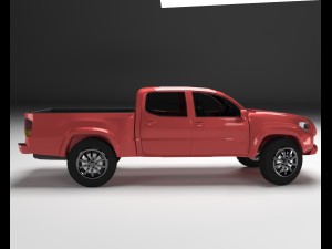 toyota tacoma 2016 long 3D Model