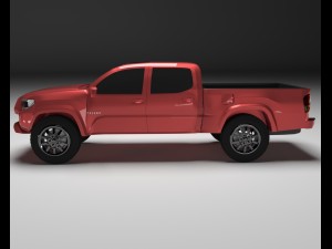 toyota tacoma 2016 long 3D Model