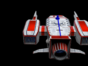 spaceship sci-fi drone Model 3D