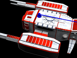 spaceship sci-fi drone Model 3D