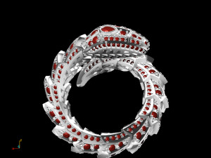 ring sneck 3D 打印模型