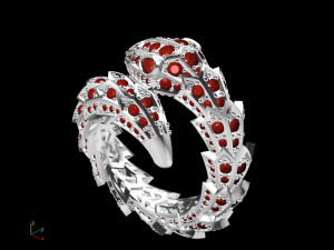 ring sneck 3D 打印模型