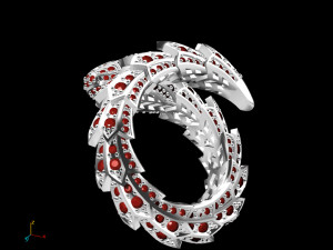 ring sneck 3D 打印模型